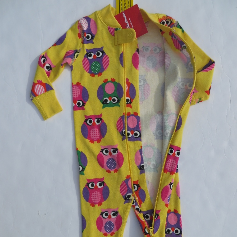 Hanna Andersson Girl Pajamas Sleepers Organic - Picture 7 of 8